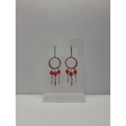 PENDIENTES DE PLATA Y CRISTAL
